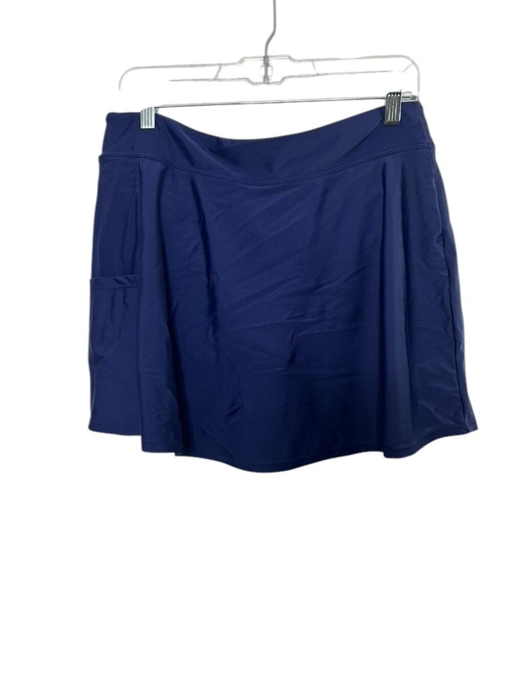 Firpearl Navy Blue Swim Skirt w/ Pockets Women's Size 14